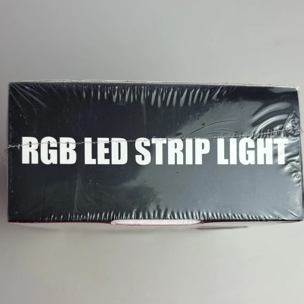 RGB LED STRIP LIGHT flexible ribbon structure. Cool options customizable